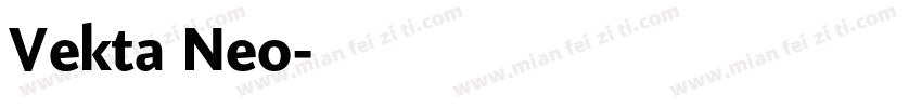 Vekta Neo字体转换